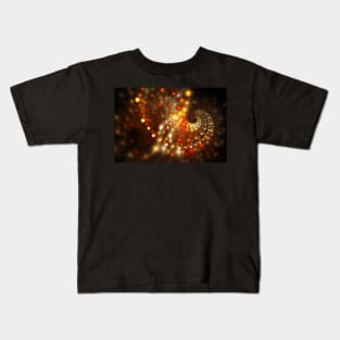 Golden swirl Kids T-Shirt